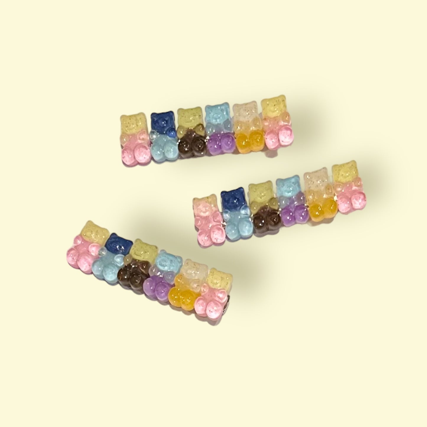 Mini Gummy Bear Hair Clip