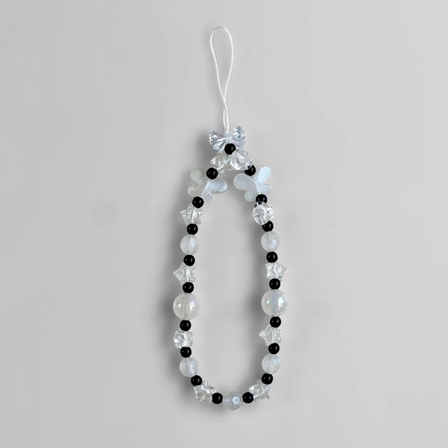 Black Bow Phone Charm