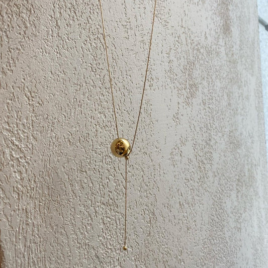 Big Ball Sliding Necklace