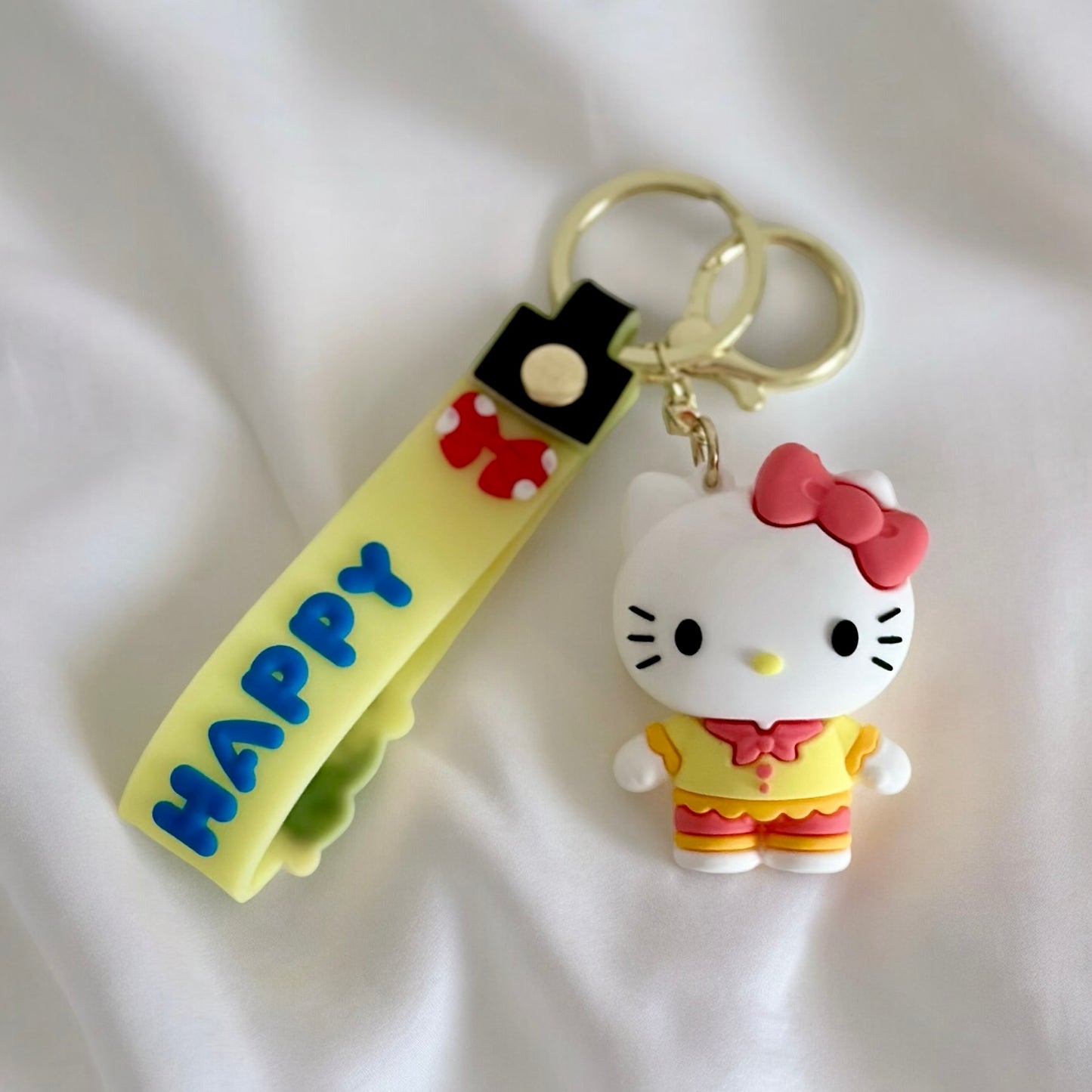 Be Happy Bag Charm & Key Ring