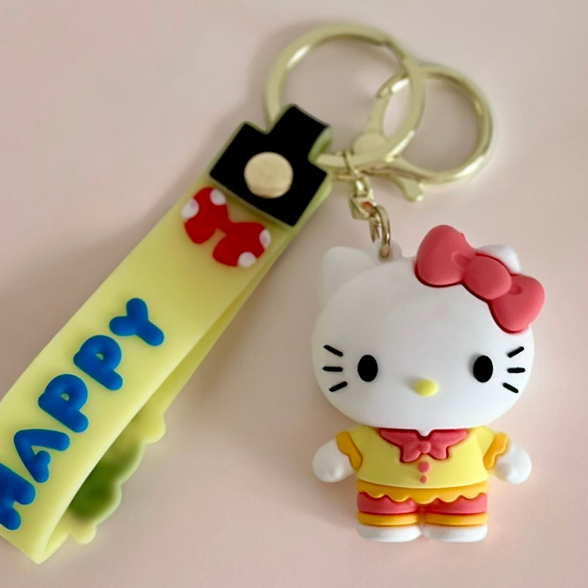 Be Happy Bag Charm & Key Ring