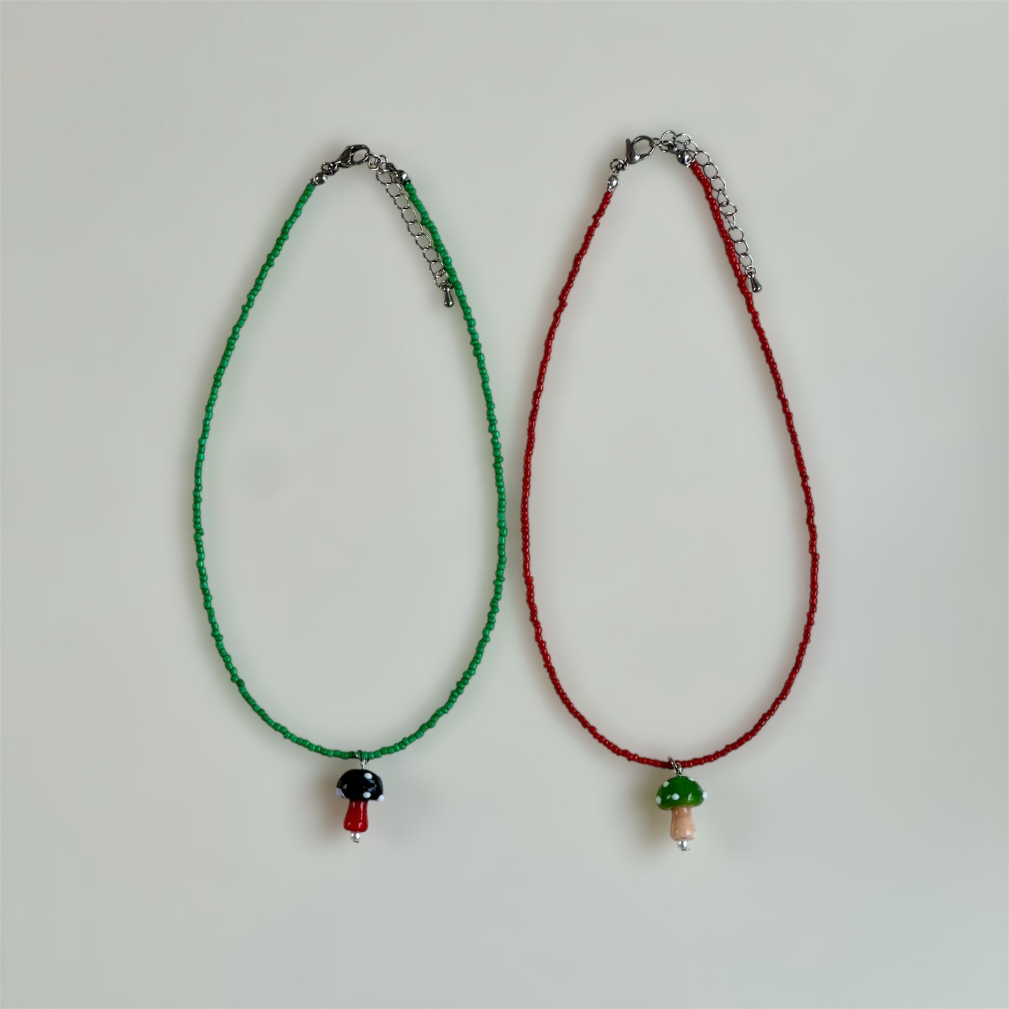 Mini Mushroom Necklace