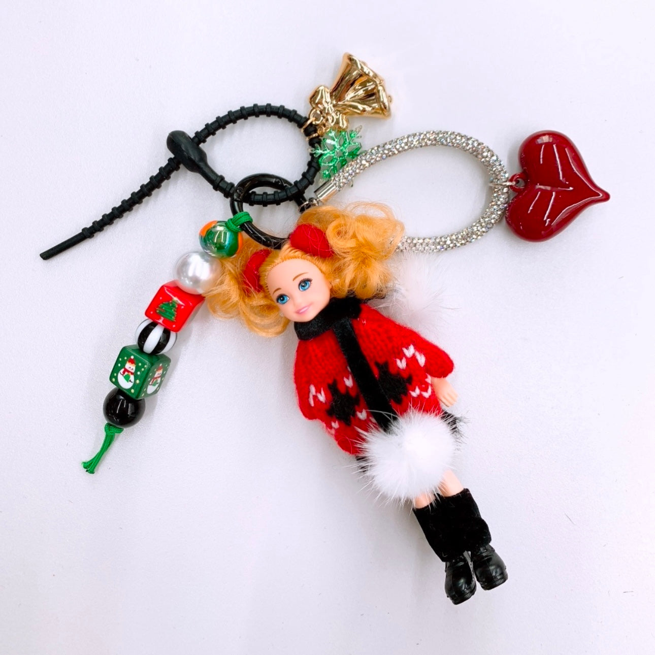 Christmas Bag Charm & Key Ring