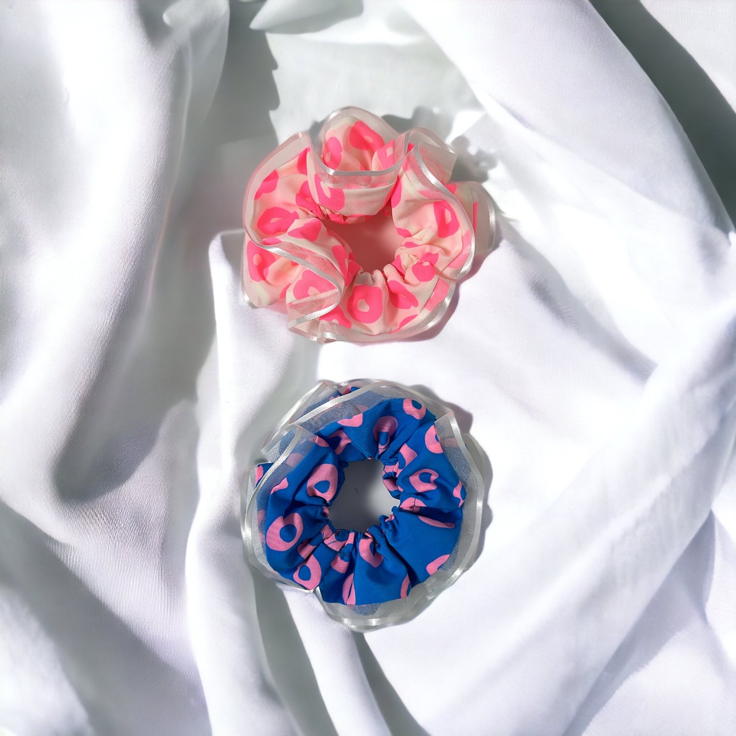 Vivid Print Scrunchie