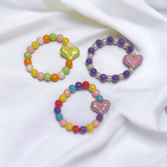 Girls Sweet Heart Bracelet