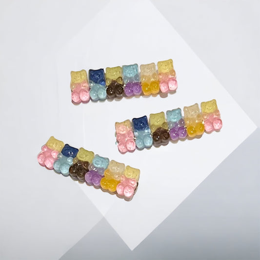 Mini Gummy Bear Hair Clip