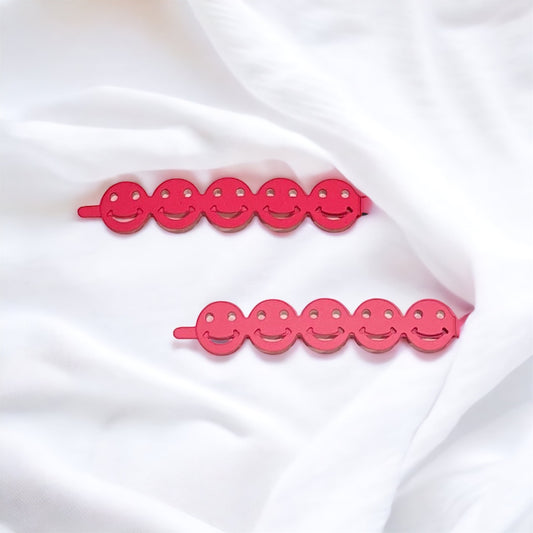 Smile Hair Clip Set