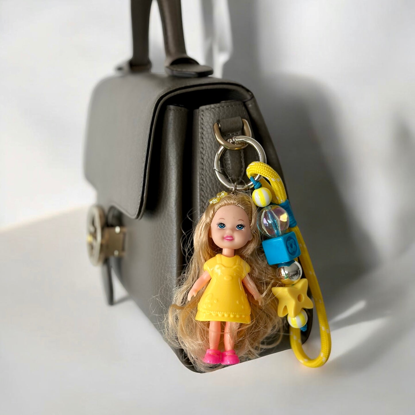 Alice Bag Charm & Key Ring