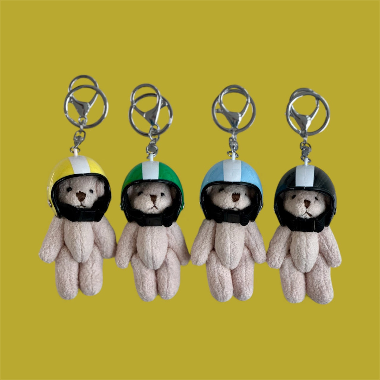 Rainbow Bear Keyring