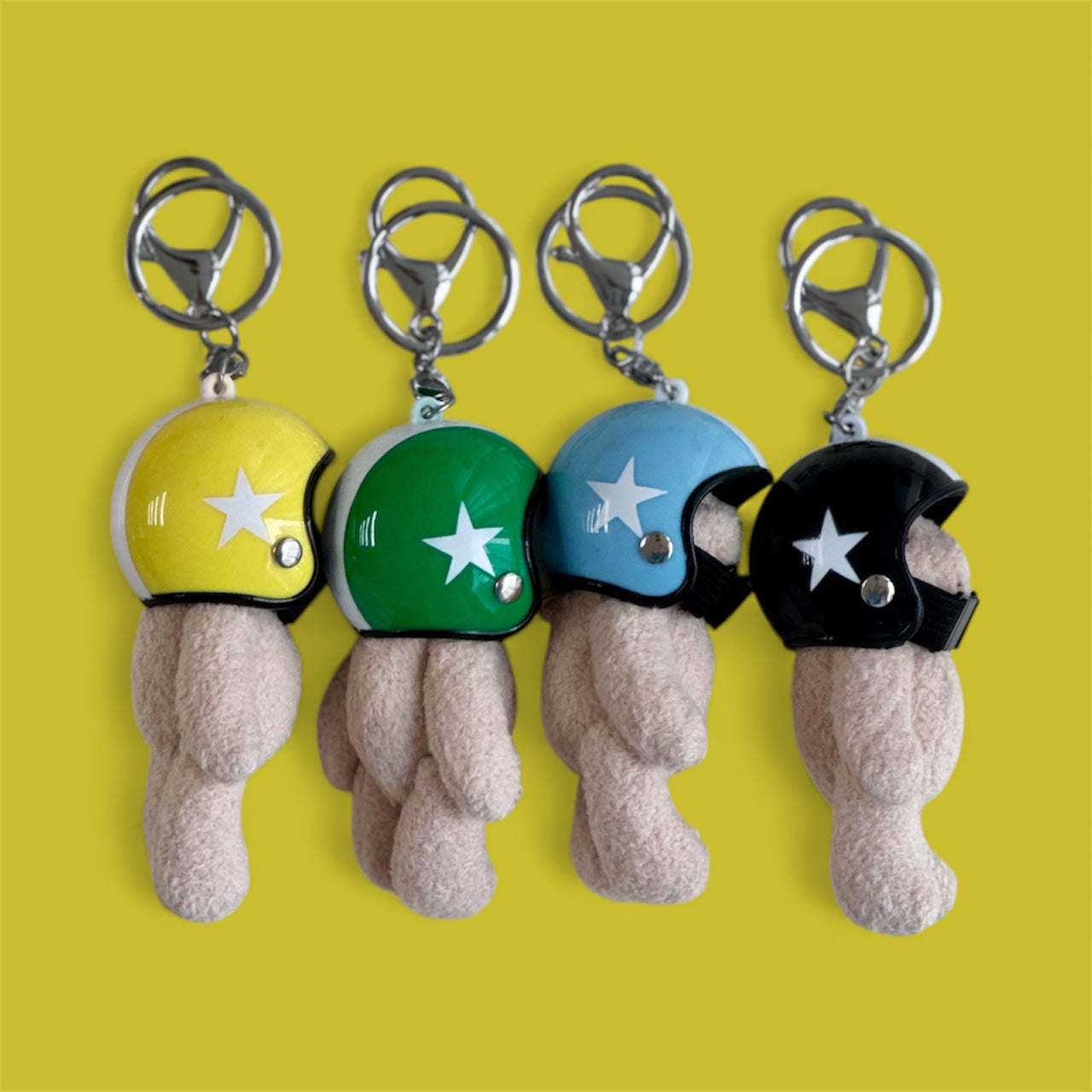 Rainbow Bear Keyring