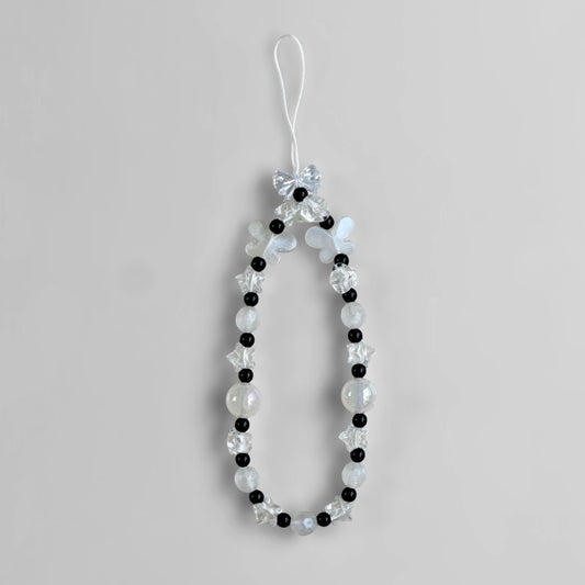 Black Bow Phone Charm